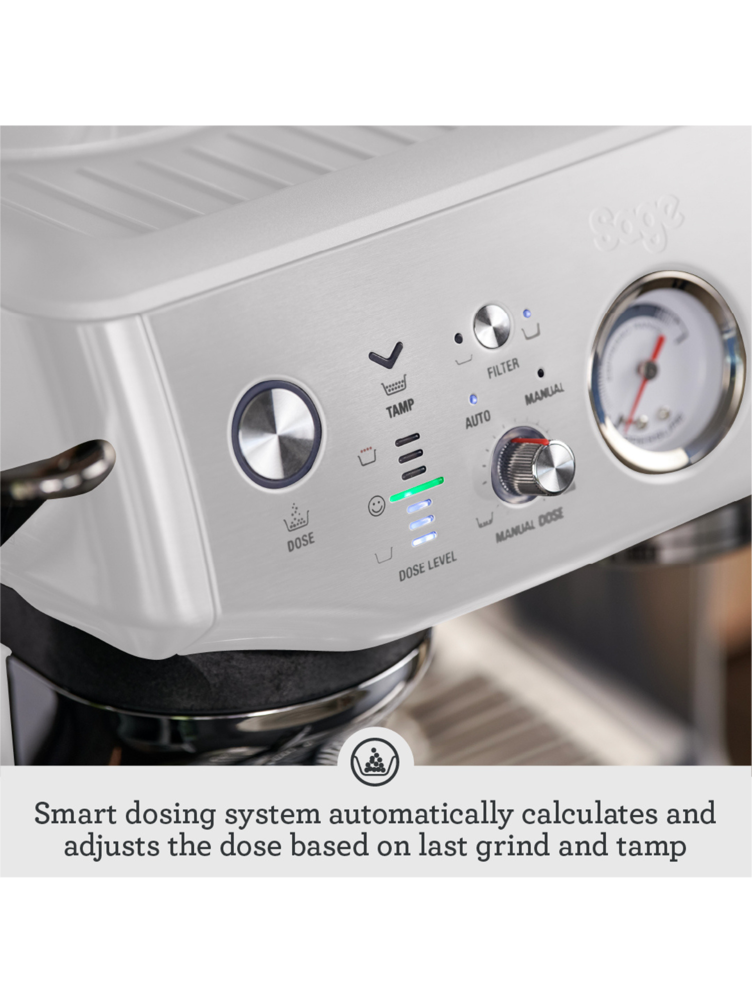 Sage - the Barista Express™ Impress Sea Salt