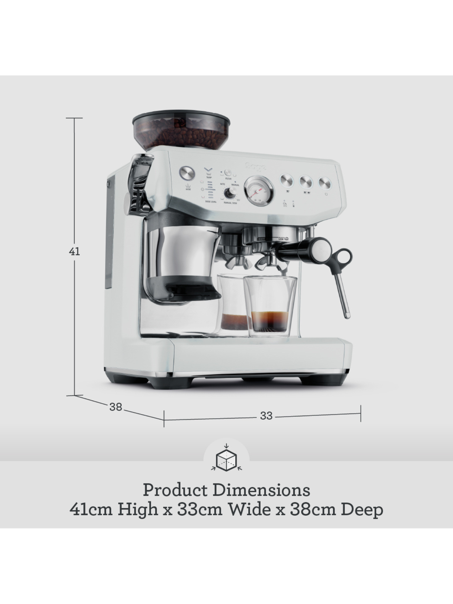 Sage - the Barista Express™ Impress Sea Salt