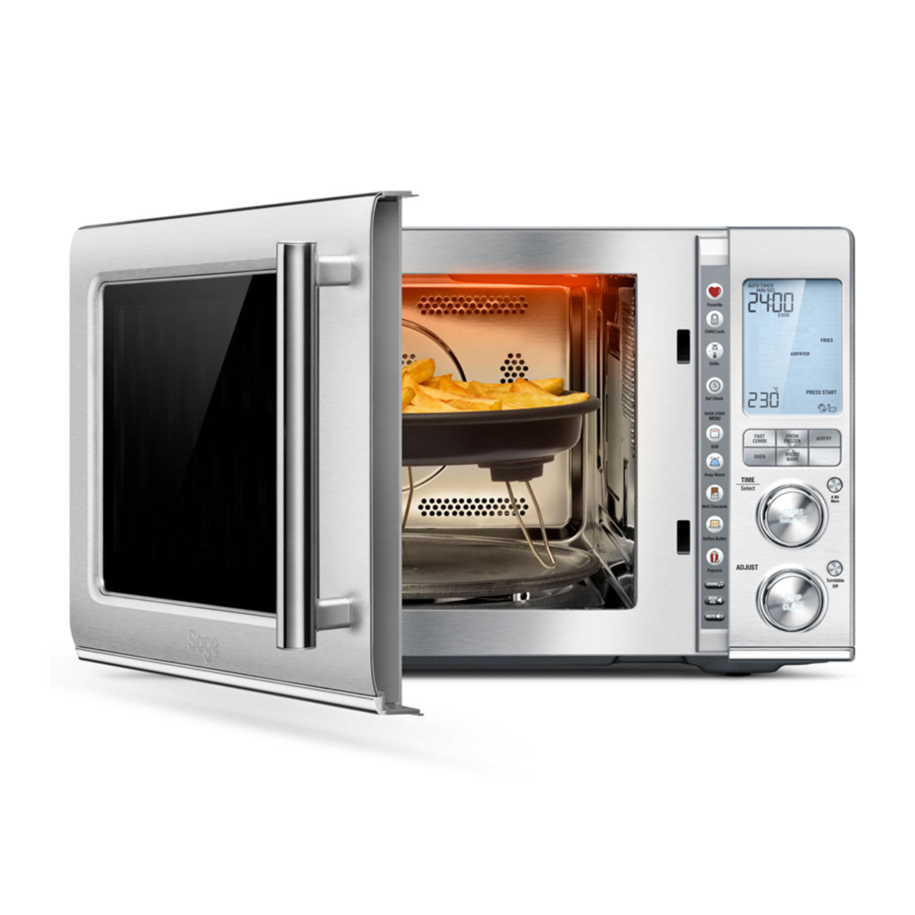 Sage - the Combi Wave™ 3 in 1 Brushed Stainless Steel