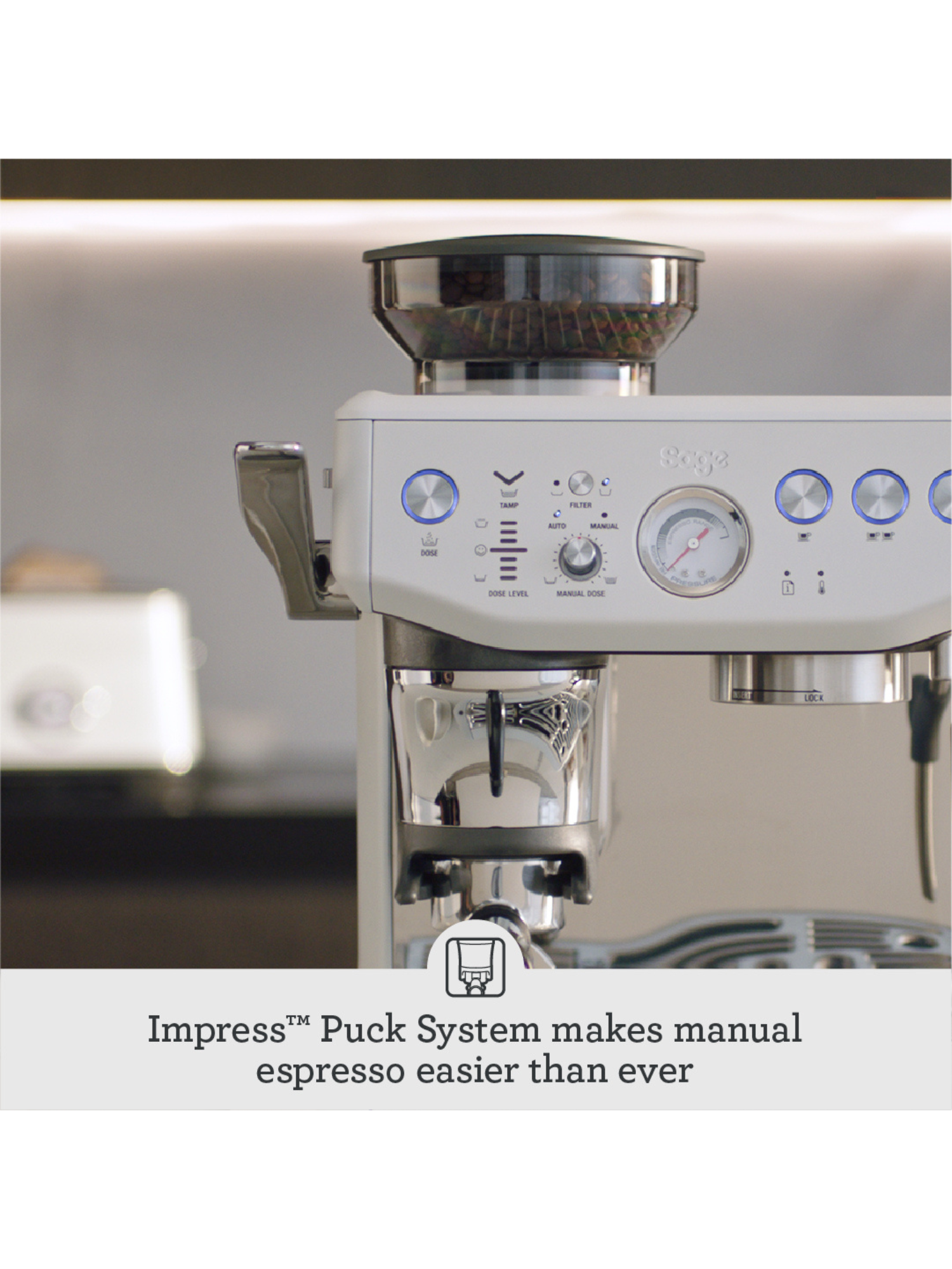 Sage - the Barista Express™ Impress Sea Salt