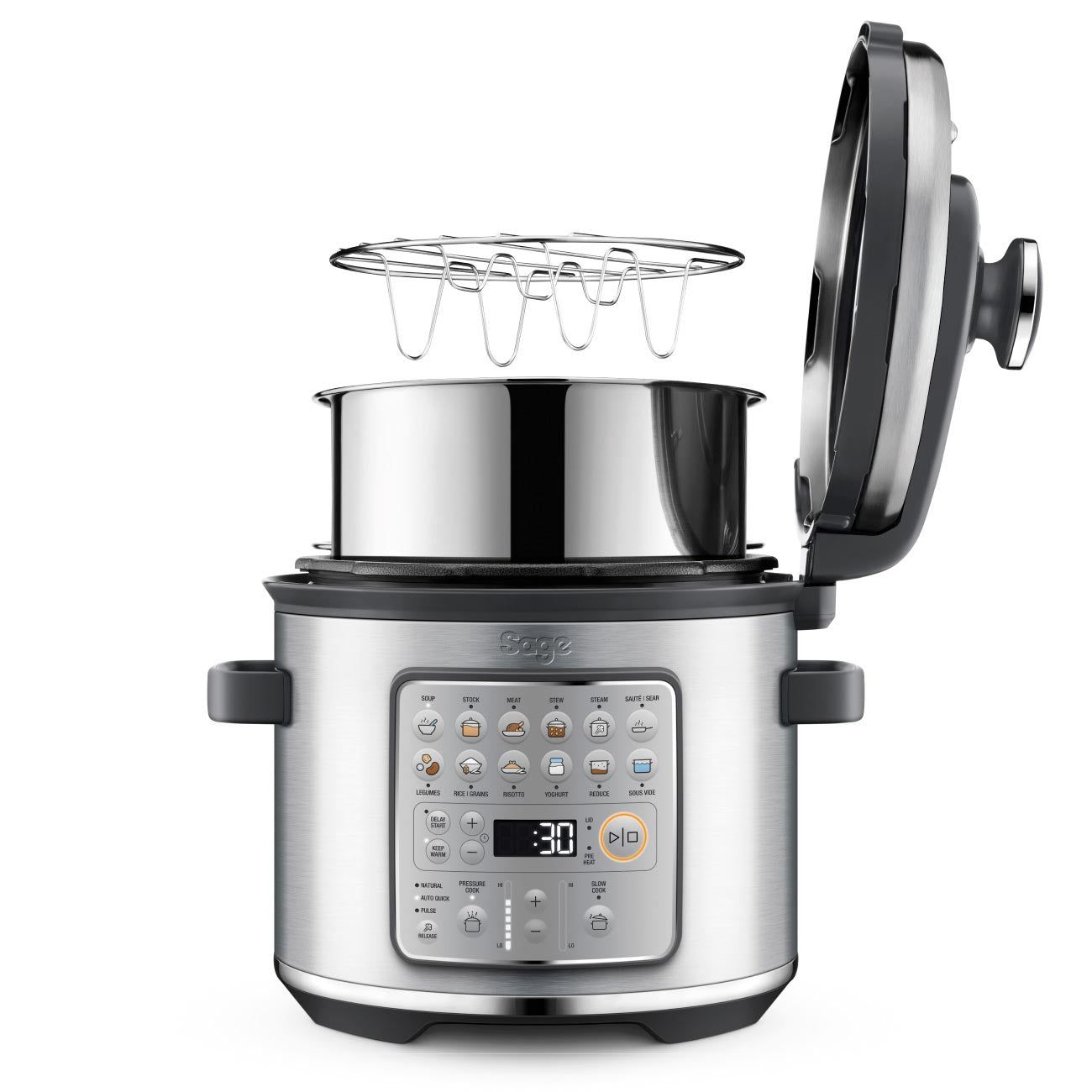Sage - the Fast Slow GO™ Brushed Stainless Steel