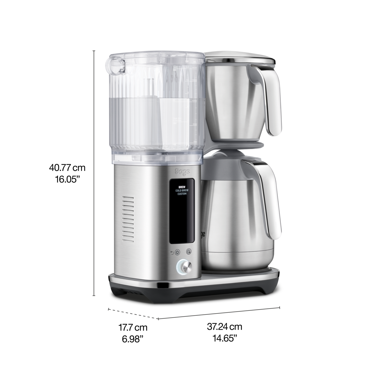 Sage - the Luxe Brewer™ Thermal Brushed Stainless Steel