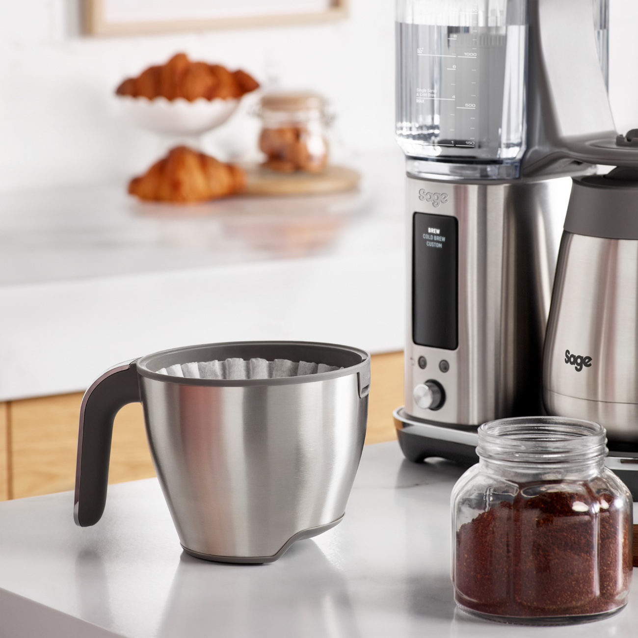 Sage - the Luxe Brewer™ Thermal Brushed Stainless Steel